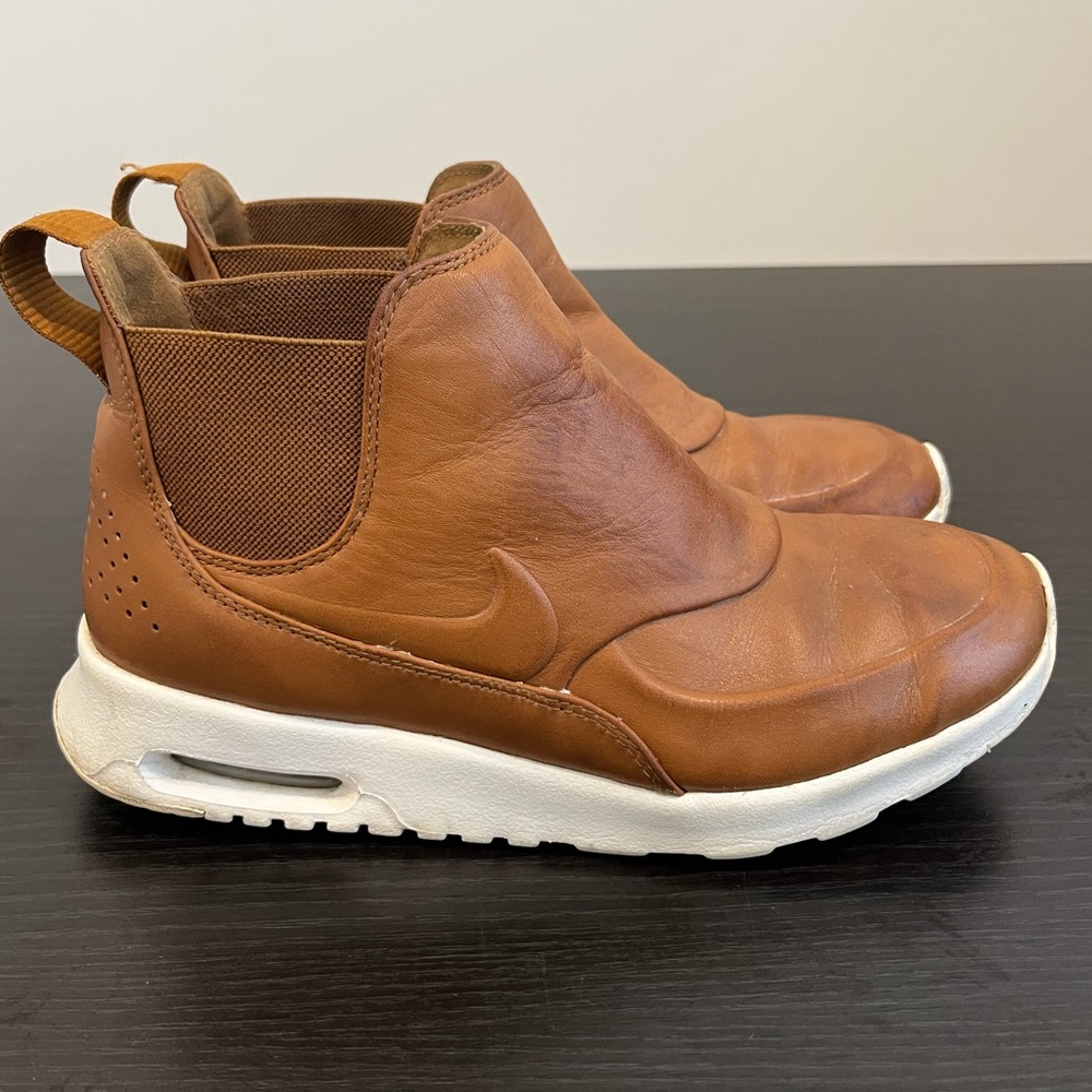 Nike Air Max Thea Mid Chelsea Style Boot Brown Sneaker 859550-200 Women’s SZ 8 - Picture 3 of 13